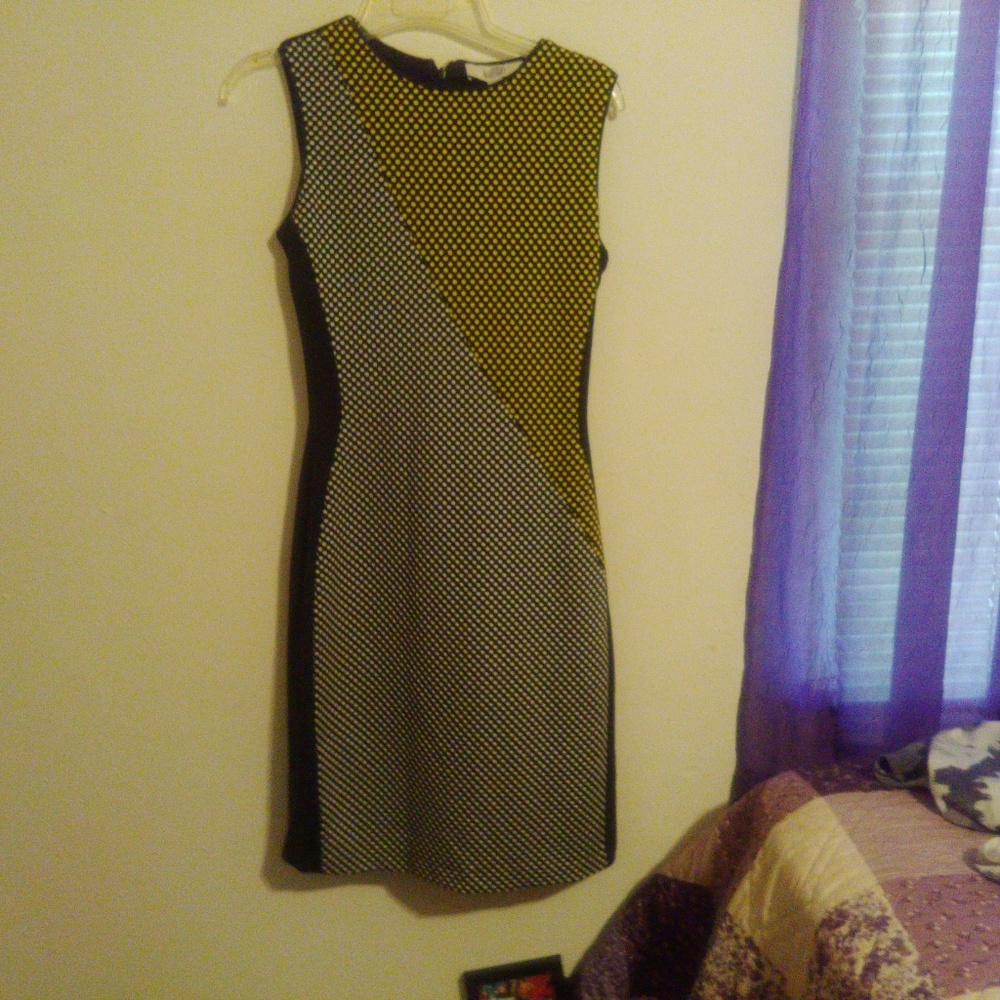 Belle by Badgely Mischka Sleeveless Dress S 2